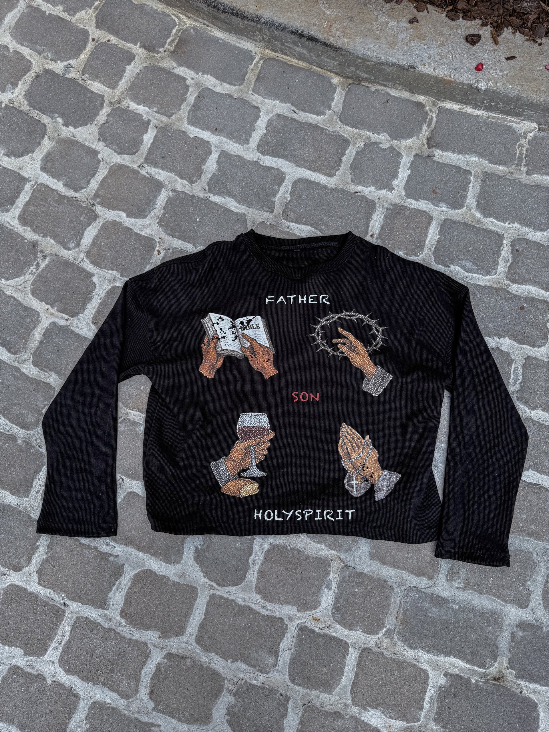 Jesus Heals Waffle Knit