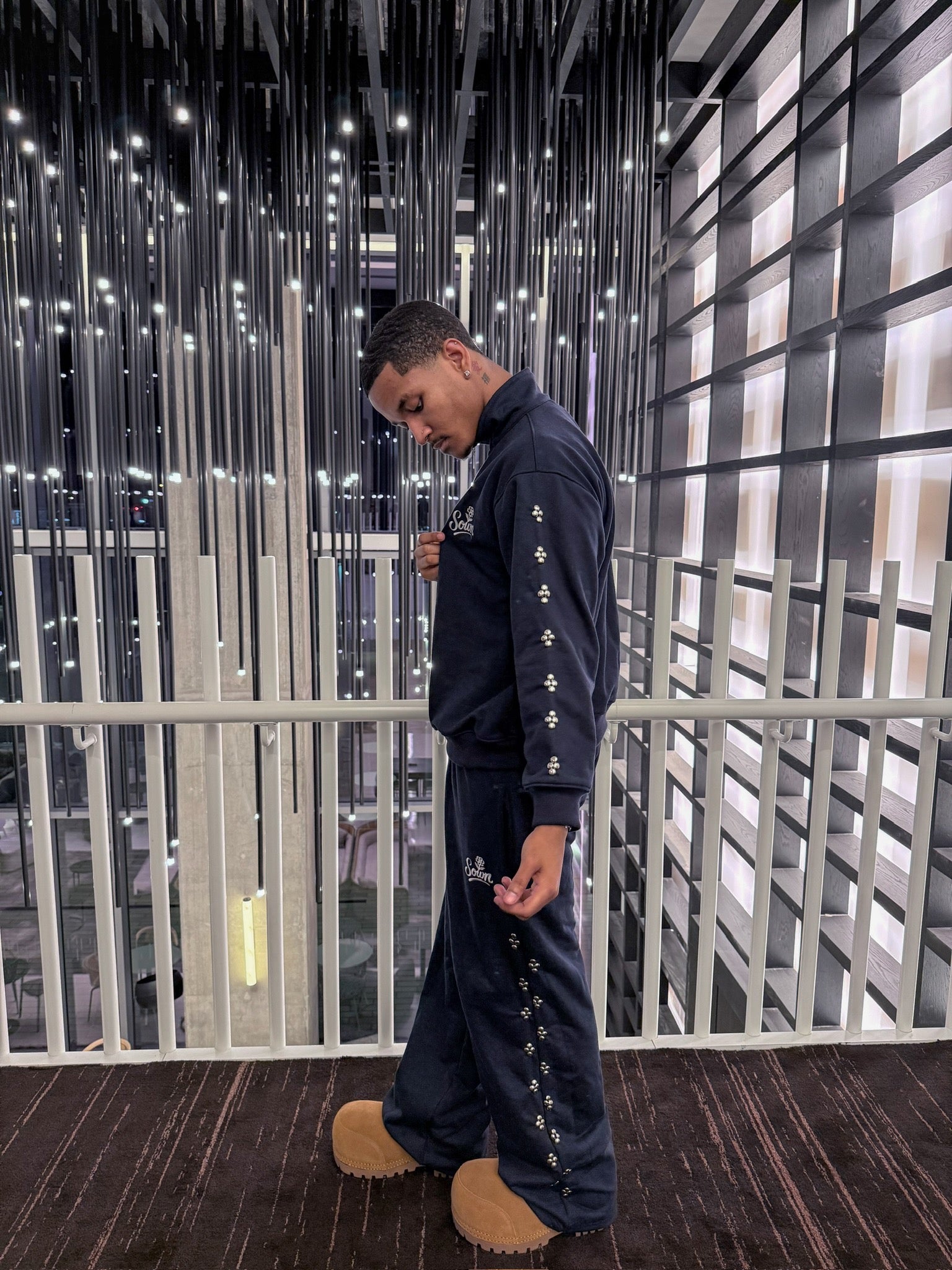 Ephesians 5 Quarter Zip Jacket Navy