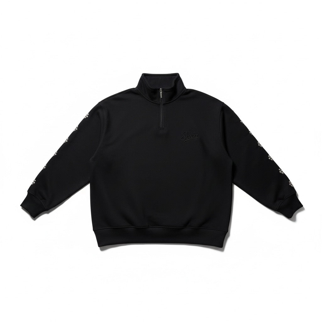 Ephesians 5 Quarter Zip Jacket Black