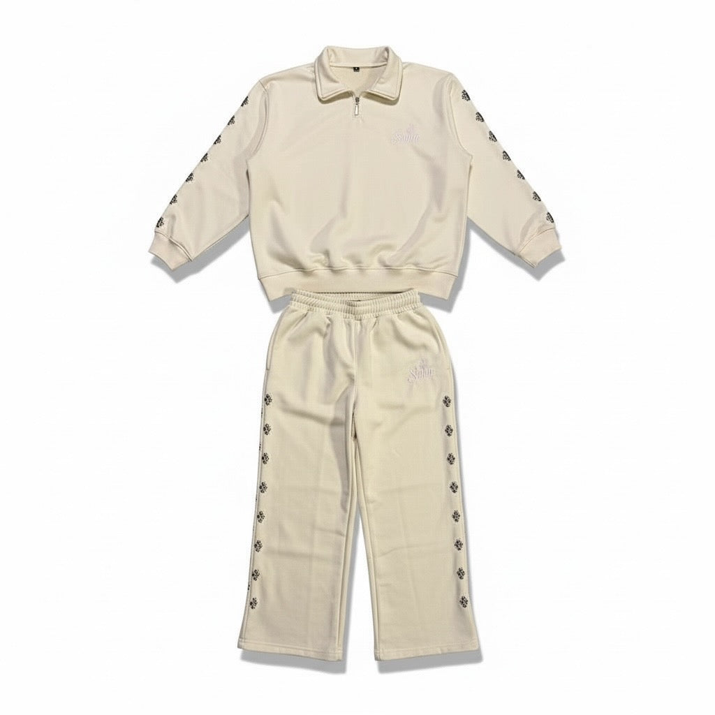 Ephesians 5 Quarter Zip Set Cream